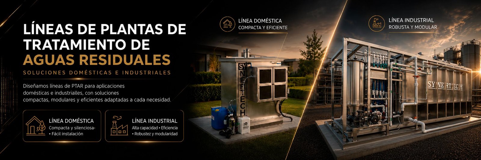 Soluciones de tratamiento de agua de Synertech
