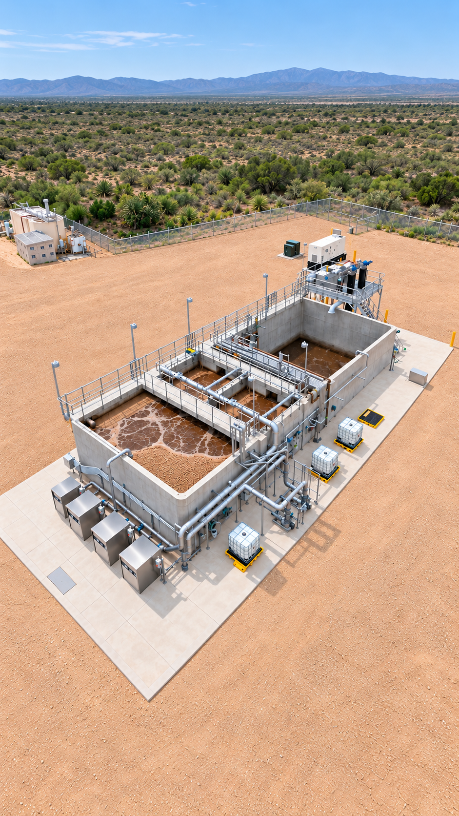 MBR MAX planta industrial MBBR y MBR configurable sobre suelo o integrada en concreto